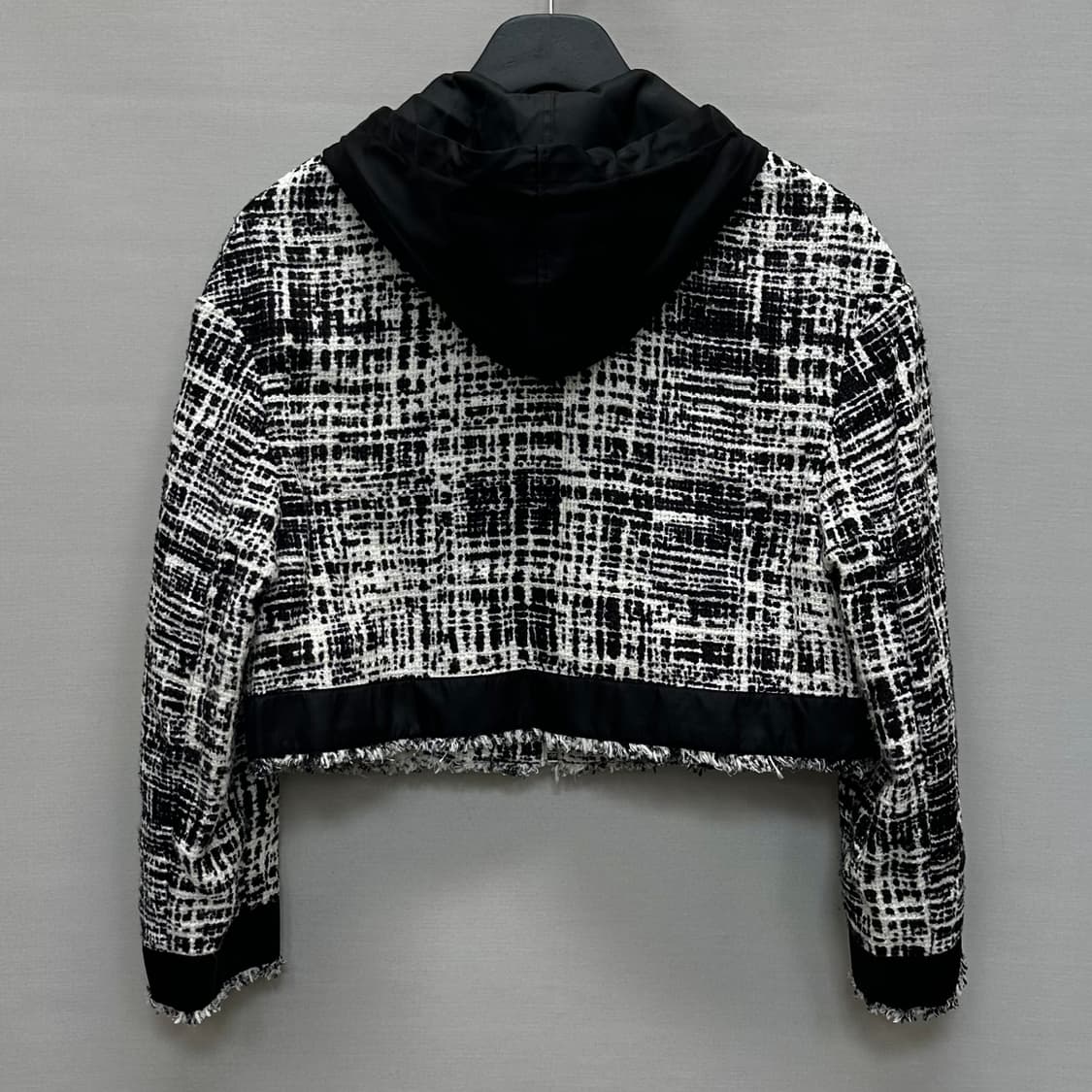 프라다 트위드 프론트 삼각로고 후드 자켓 ( 44~55 ) 상품이미지4