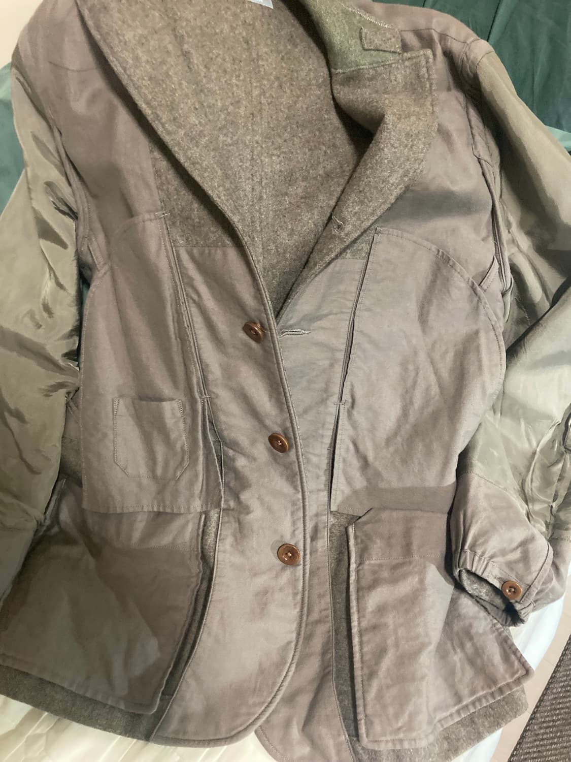 Kolor 믹스 블레이저 자켓 상품이미지2