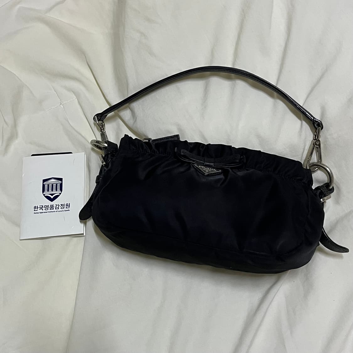 빈티지 ) prada 프라다 포코노 리본 미니백 상품이미지1