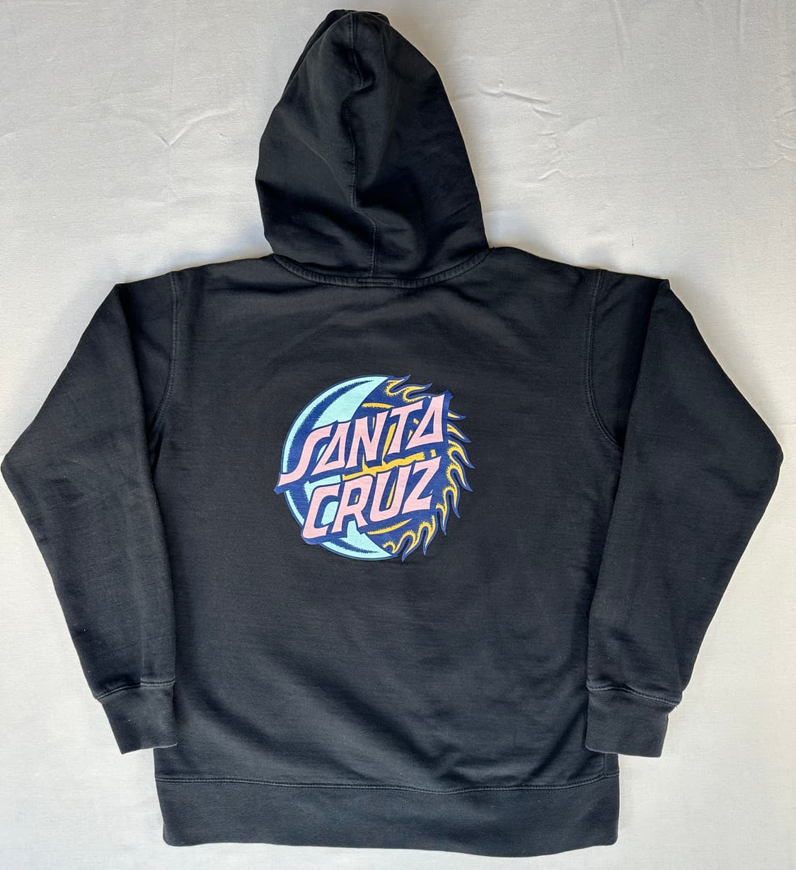 산타크루즈 클래식 닷 로고 후드티 블랙 S (Small) 스케이트보드 풀 상품이미지5