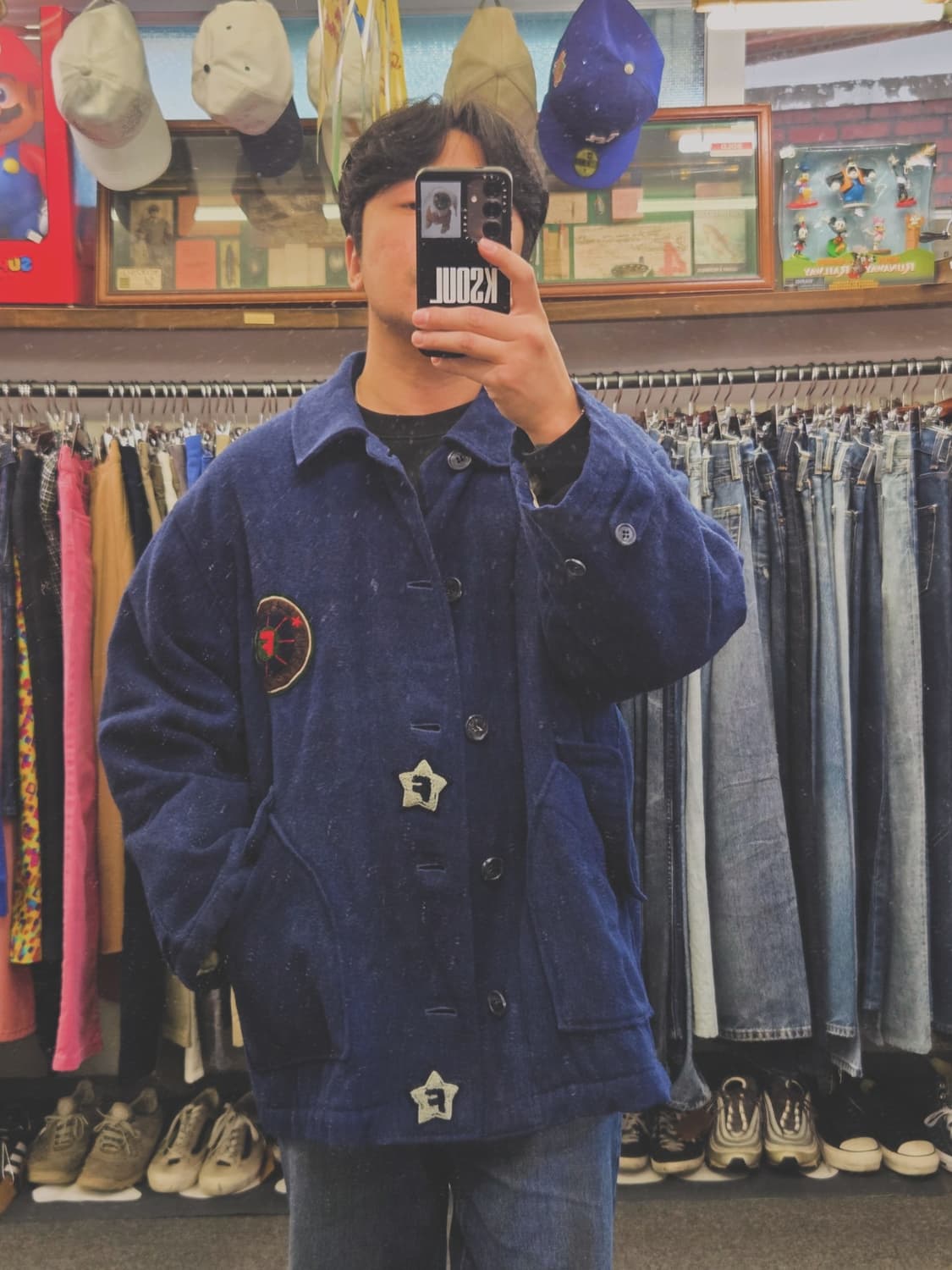 90's 일본빈티지 울코트 상품이미지1