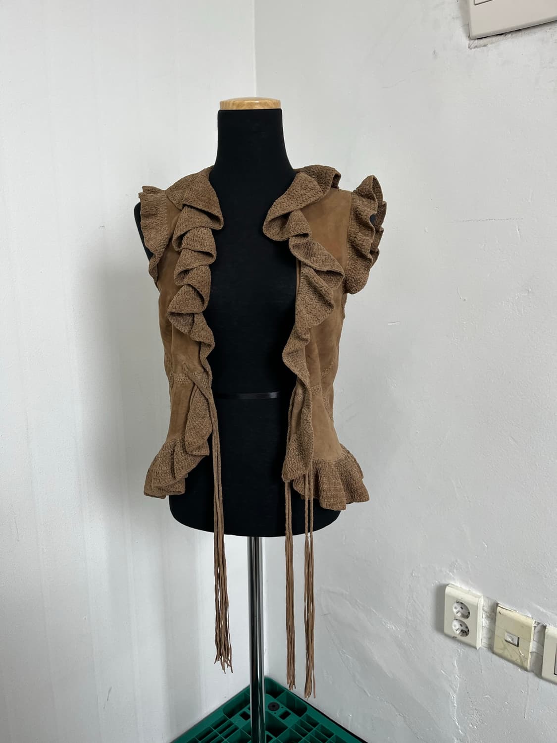 Polo ralph lauren sheep suade vest 상품이미지2