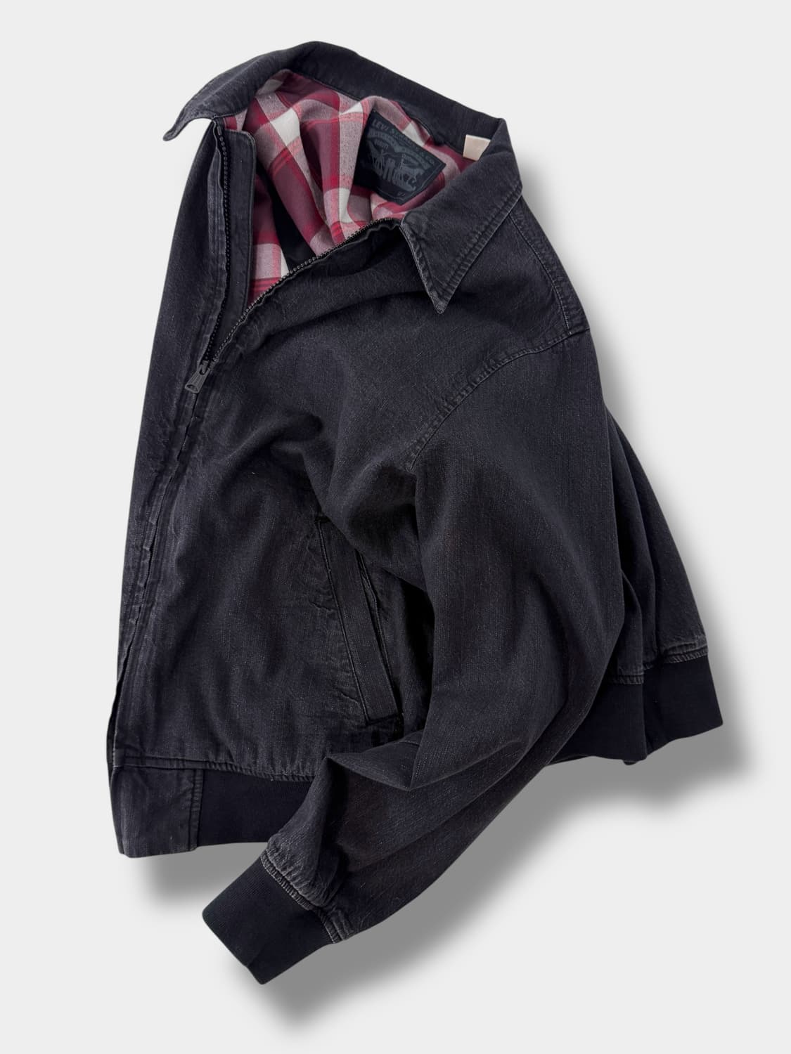 리바이스 루즈핏 블랙 데님 스윙 워크 자켓 상품이미지3