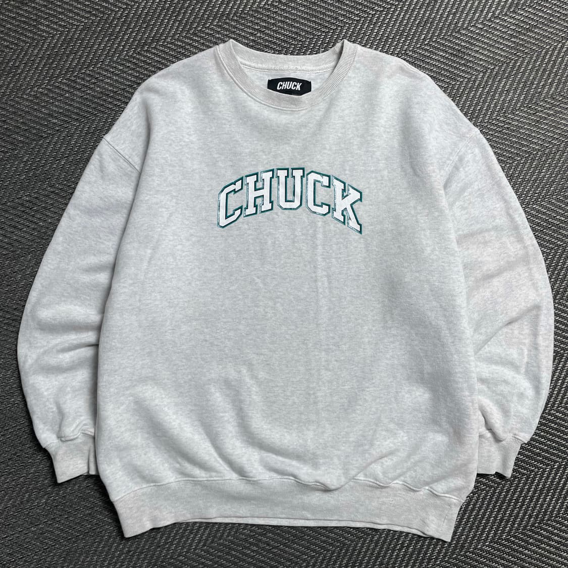 Chuck 아치로고 스웻 맨투맨 그레이o 5681 상품이미지1