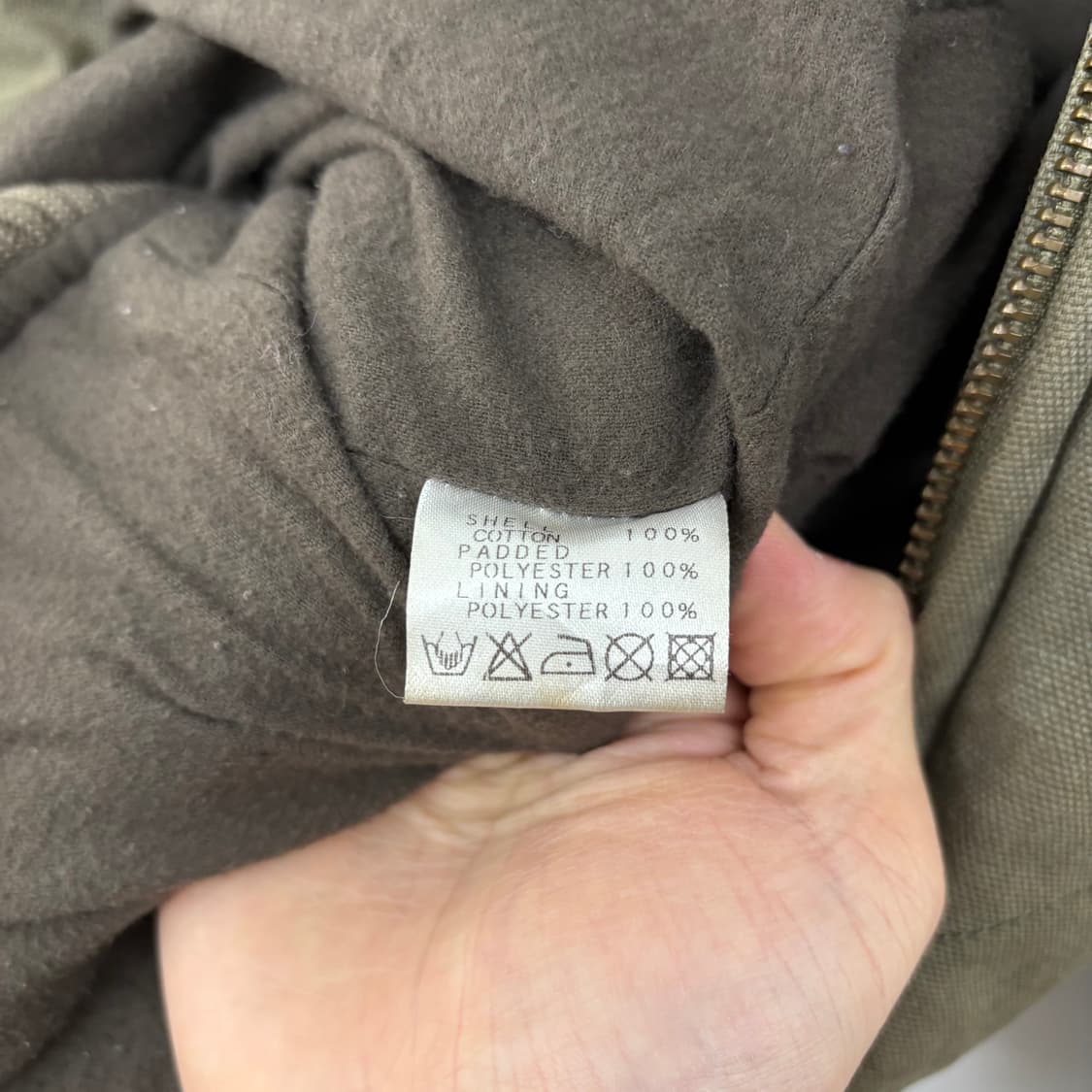 벤 데이비스 카키색 봄버 자켓 XL 상품이미지8