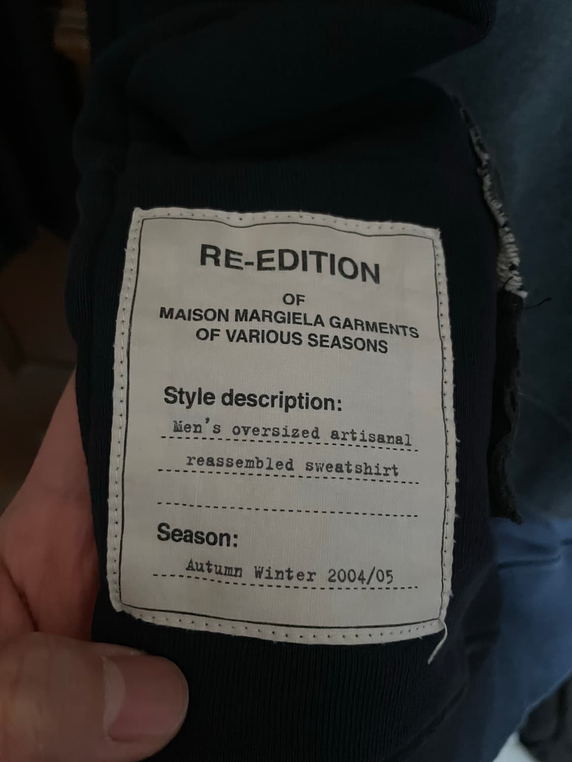 마르지엘라 리에디션 맨투맨 48 상품이미지3