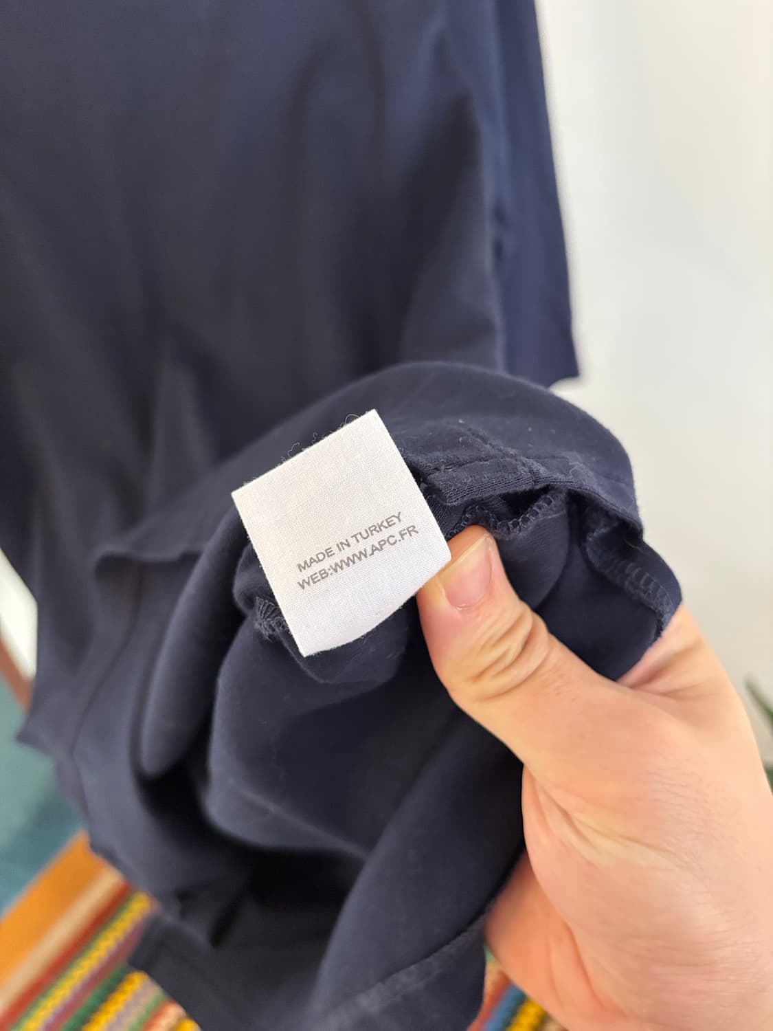 A.P.C. 아페쎄 네이비 라운드넥 원피스 상품이미지6