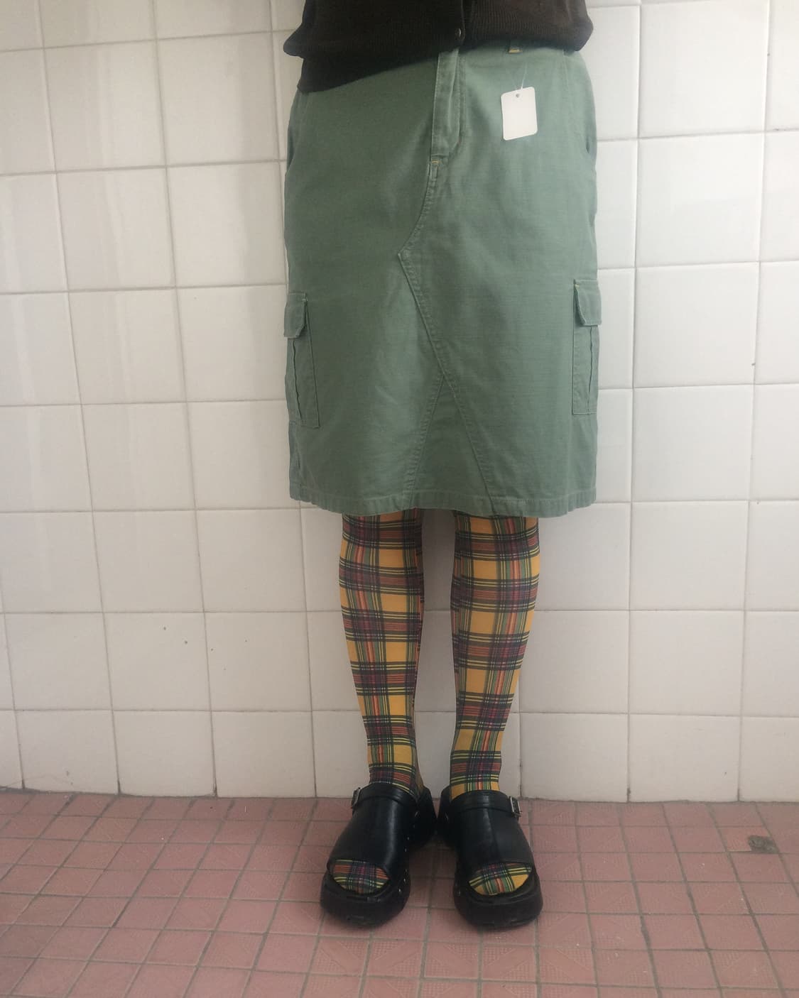 check pattern stocking 상품이미지6