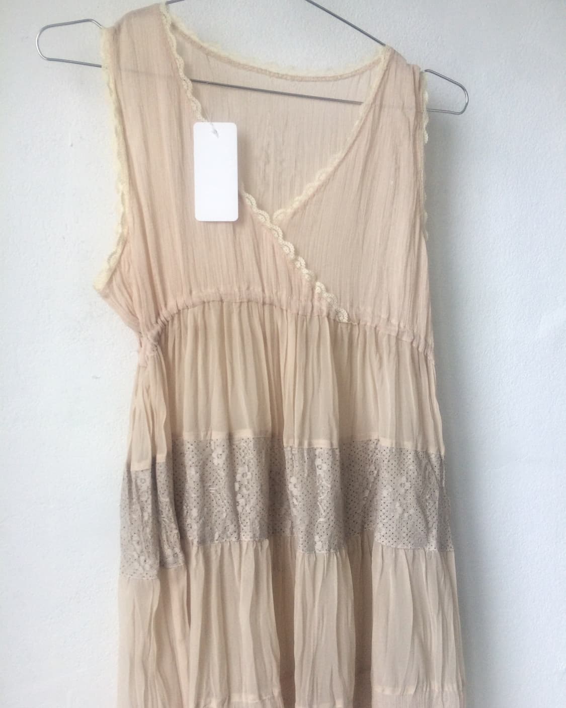 Lace layers point sleeveless onepiece 상품이미지3