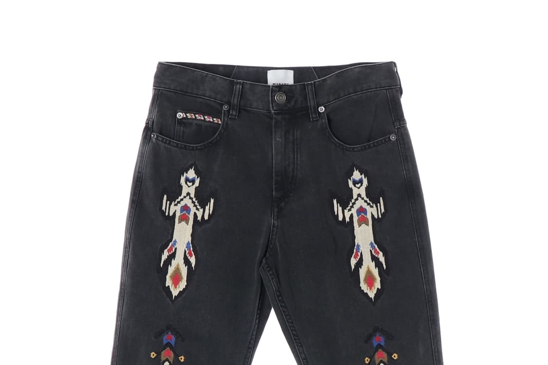 (새상품) 이자벨마랑 그레이 루이스 자수 데님 청바지 W30
 상품이미지3