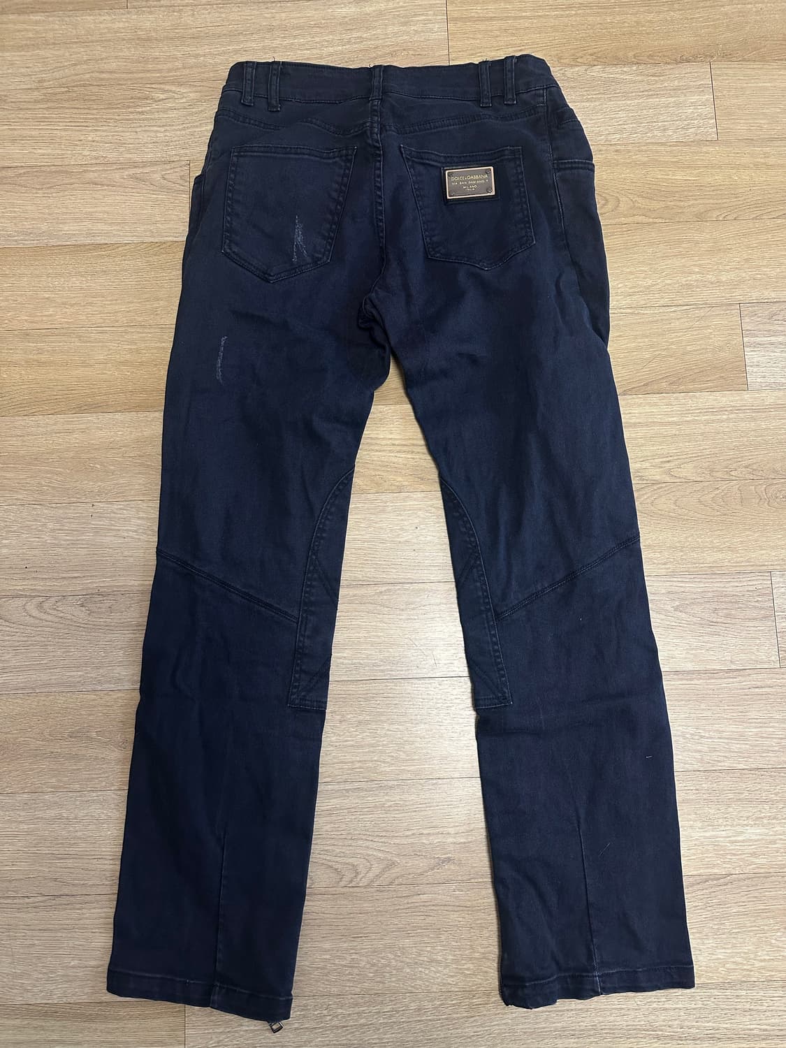 돌체앤가바나 정품 흑청 바이커 팬츠 31까지 상품이미지1