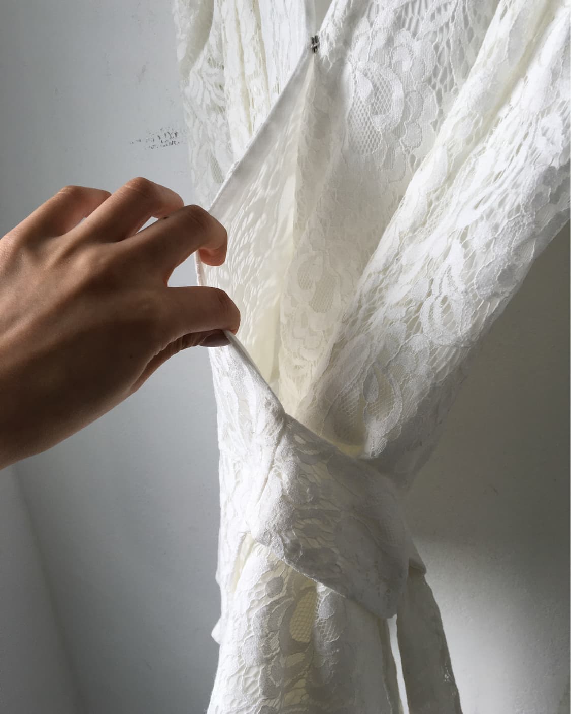 Lace wrap blouse 상품이미지4