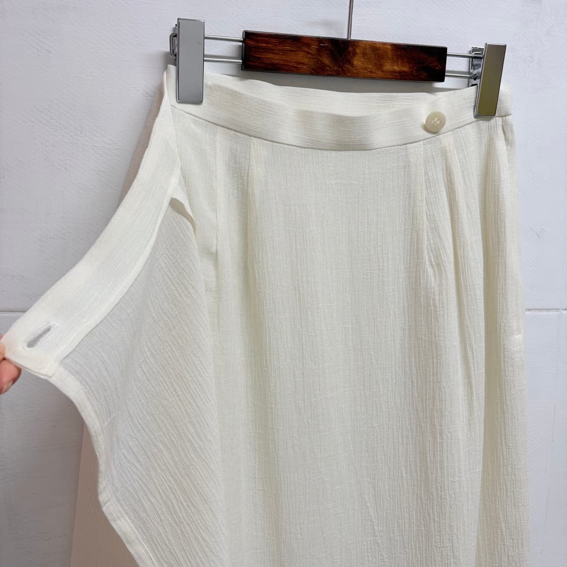 아이보리 그라데이션 랩 스커트 JPN 상품이미지5