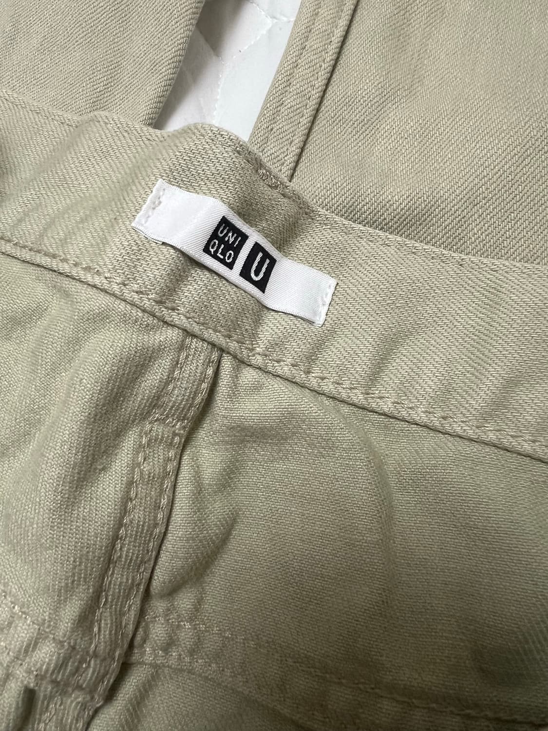 유니클로U/레귤러피트 스트레이크진 라이트그린/28 상품이미지5