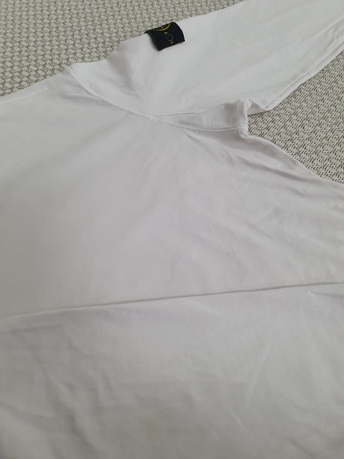 19SS 스톤 아일랜드 아이보리 스웨트셔츠 상품이미지4