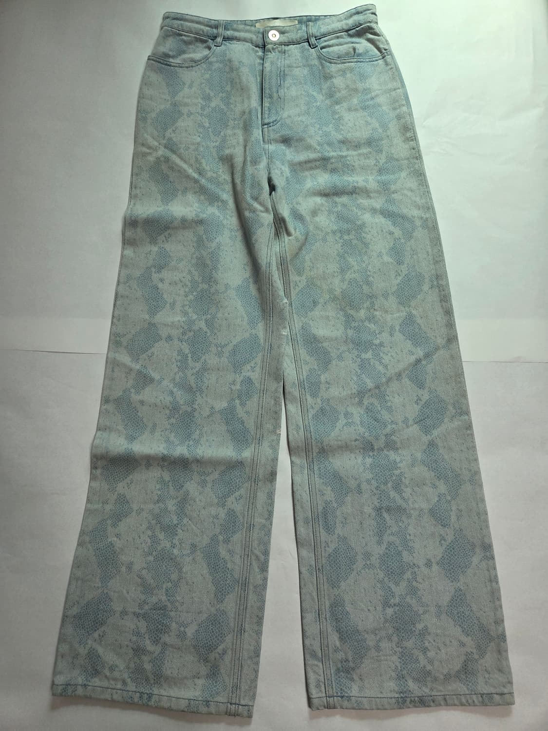 [25] 디온 리 Dion Lee 파이톤 연청 데님 팬츠 상품이미지1