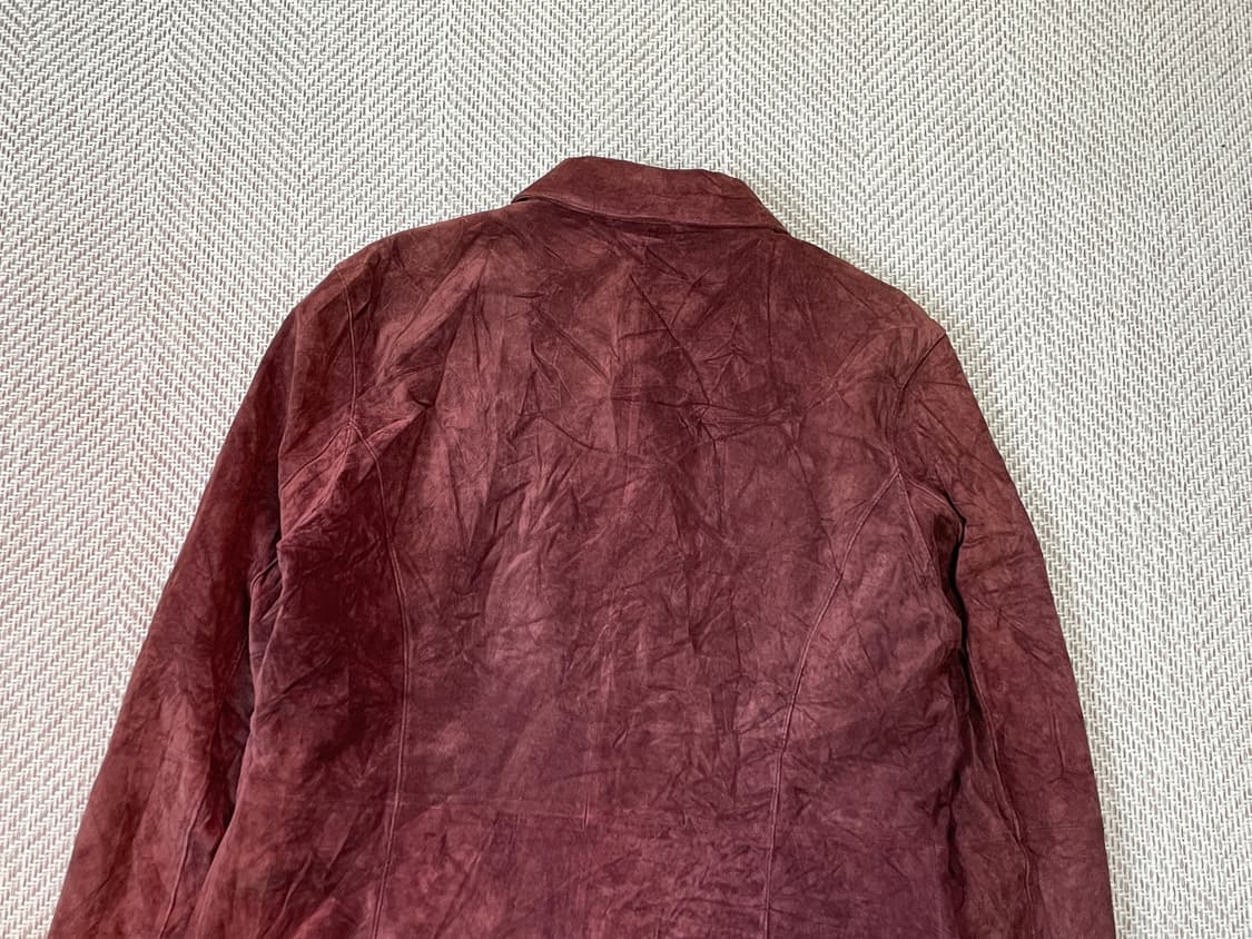 Otto 스웨이드 버건디 레더자켓  J03458 상품이미지9