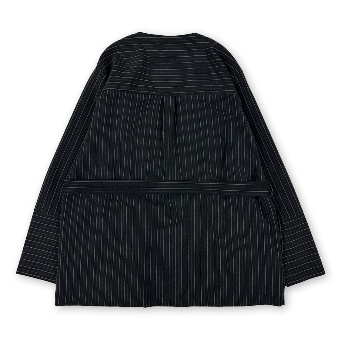 스트라이프 노카라 자켓 상품이미지2