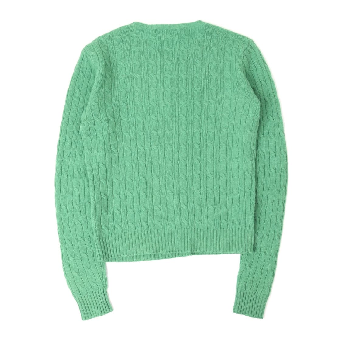 폴로 랄프로렌 그린 램스울 슬림핏 케이블 니트 상품이미지5