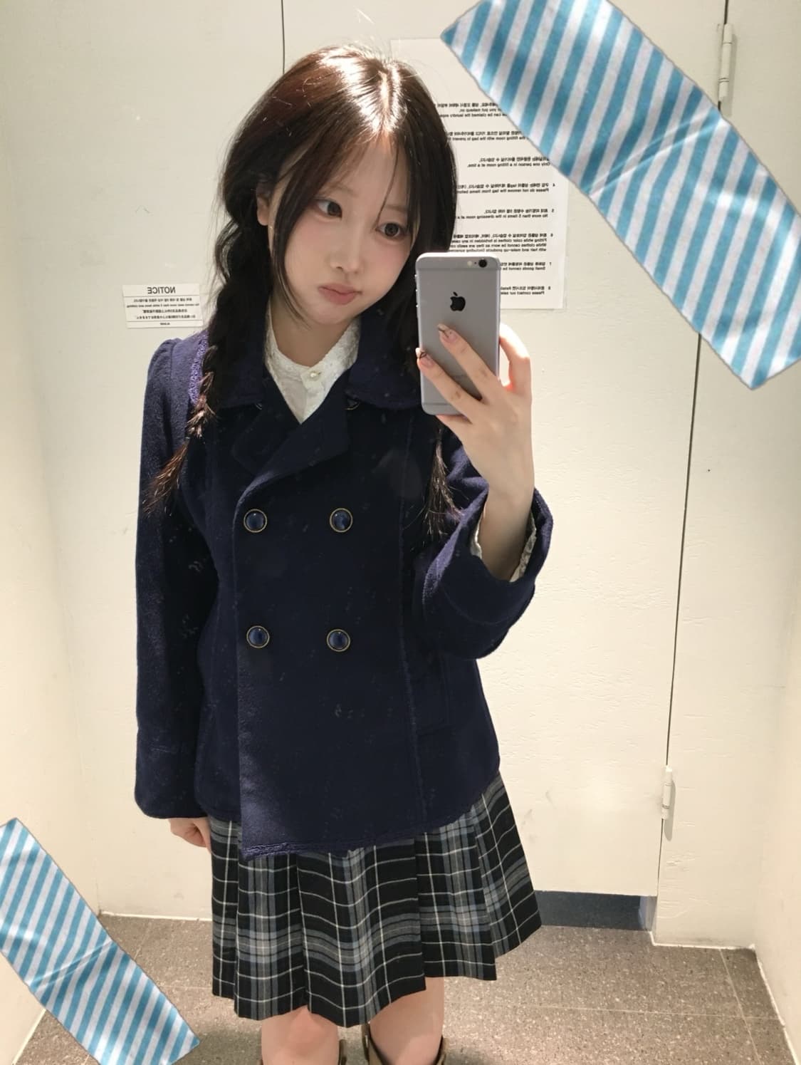 빈티지 엑시즈팜 프레피 코디세트  상품이미지1