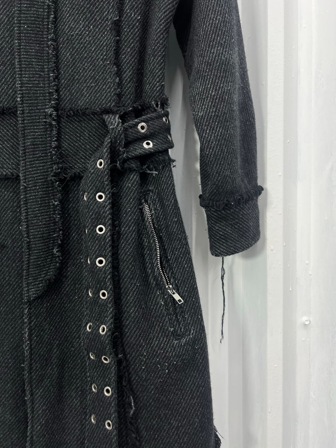 Algonquins cut-off belt coat 상품이미지9