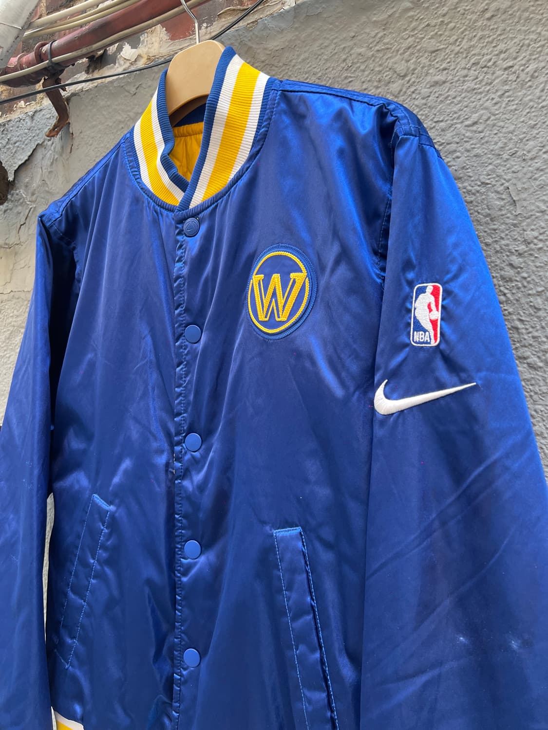나이키 NBA 골든스테이트 워리어스 블루종 자켓 (정품) 상품이미지2