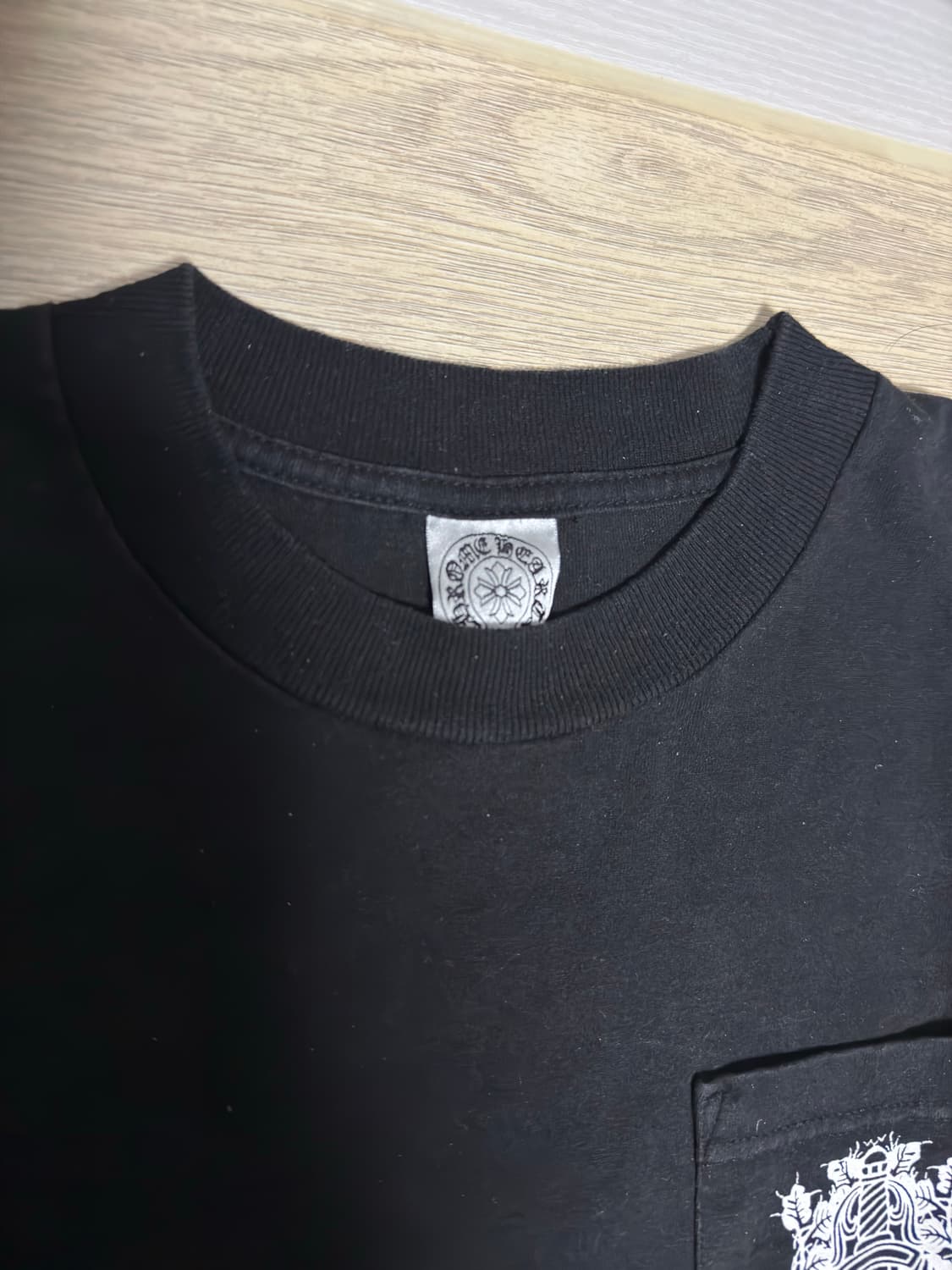 90s~00s 초기 올드 크롬하츠 빈티지 긴팔 롱슬리브 블랙 S 상품이미지4