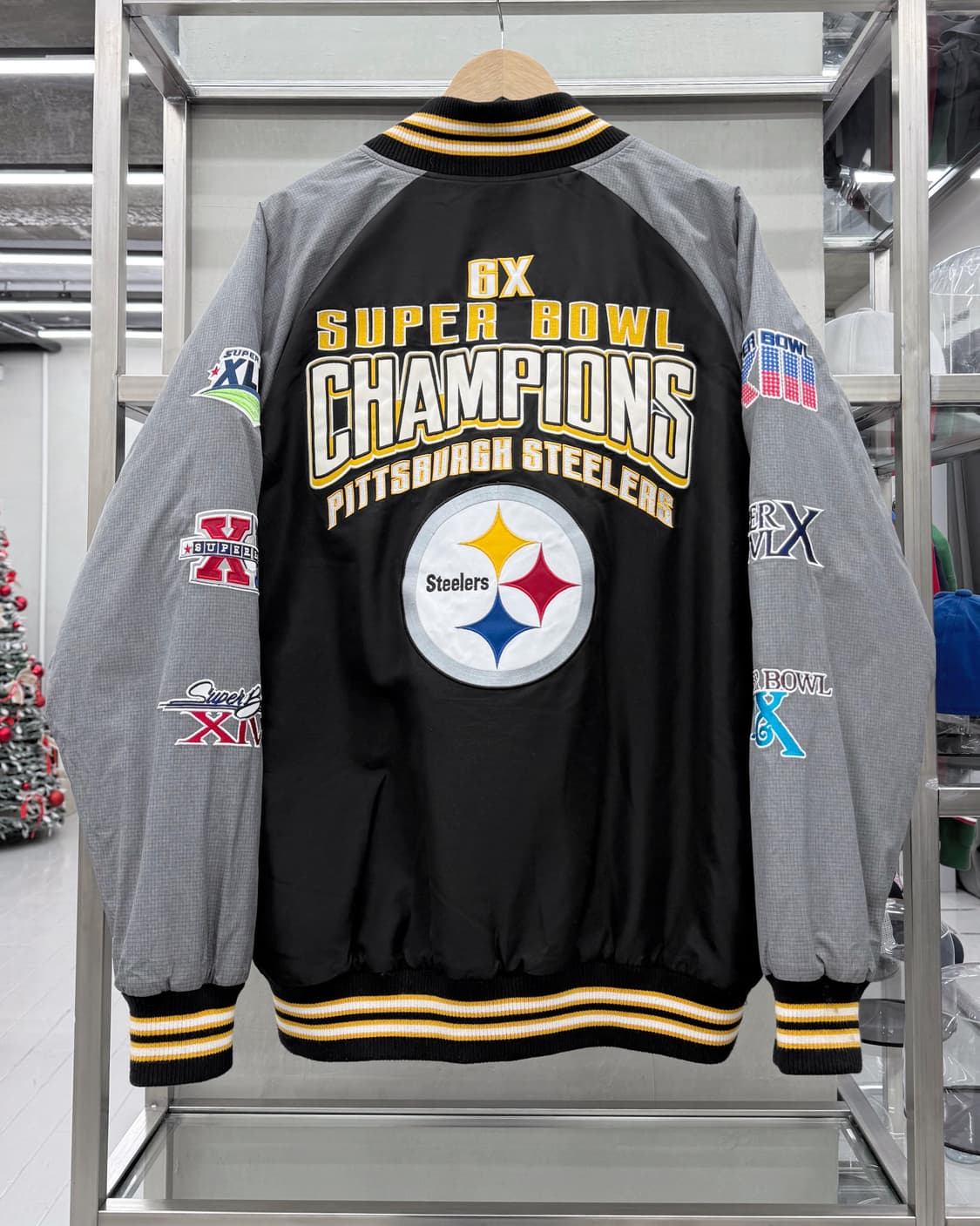 G-III SPORTS NFL 피츠버그 스틸러스 슈퍼볼 챔피언스 자켓 상품이미지1