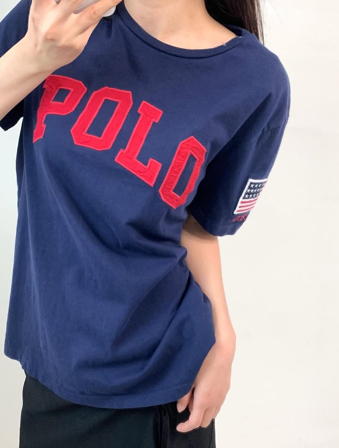 Polo by RalphLauren 폴로 네이비 성조기 티셔츠 상품이미지1