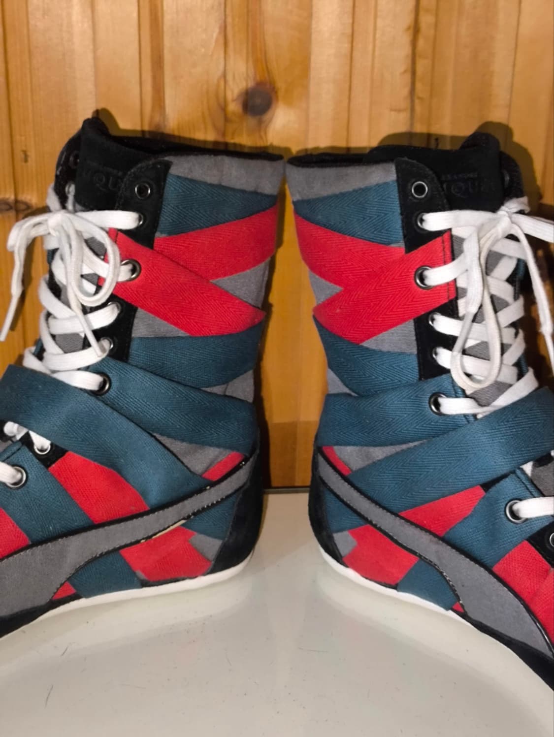 240mm 푸마 x 알렉산더맥퀸 컷맨하이 붕대 스니커즈 상품이미지6