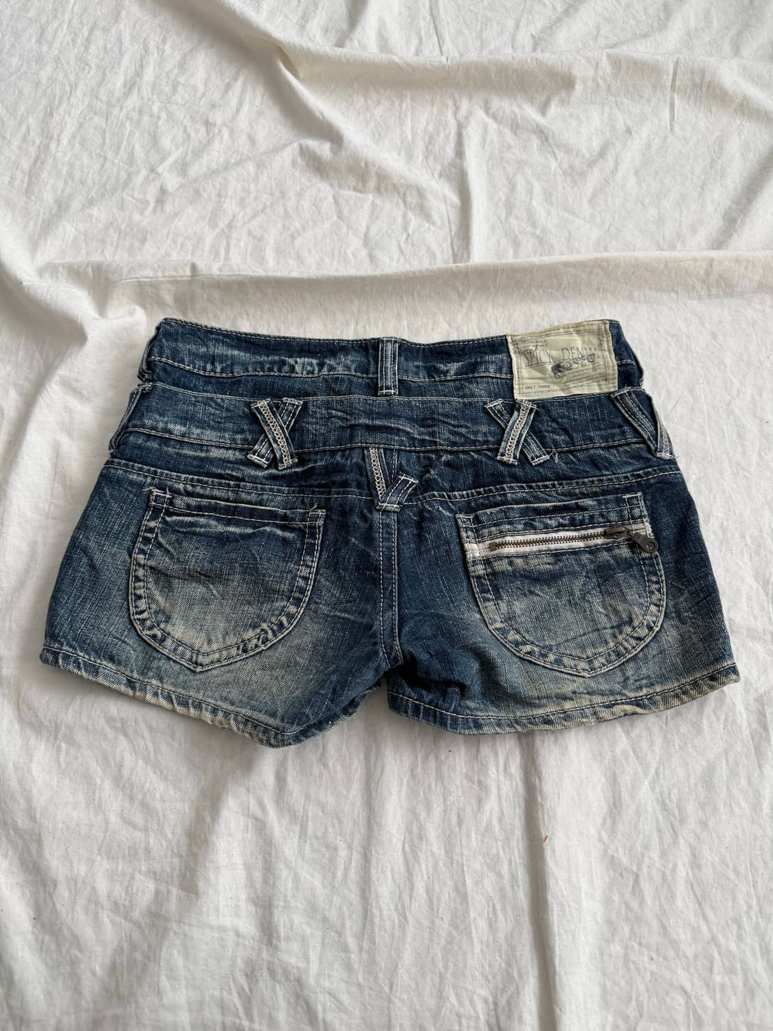 Y2k 데님 숏팬츠 상품이미지4