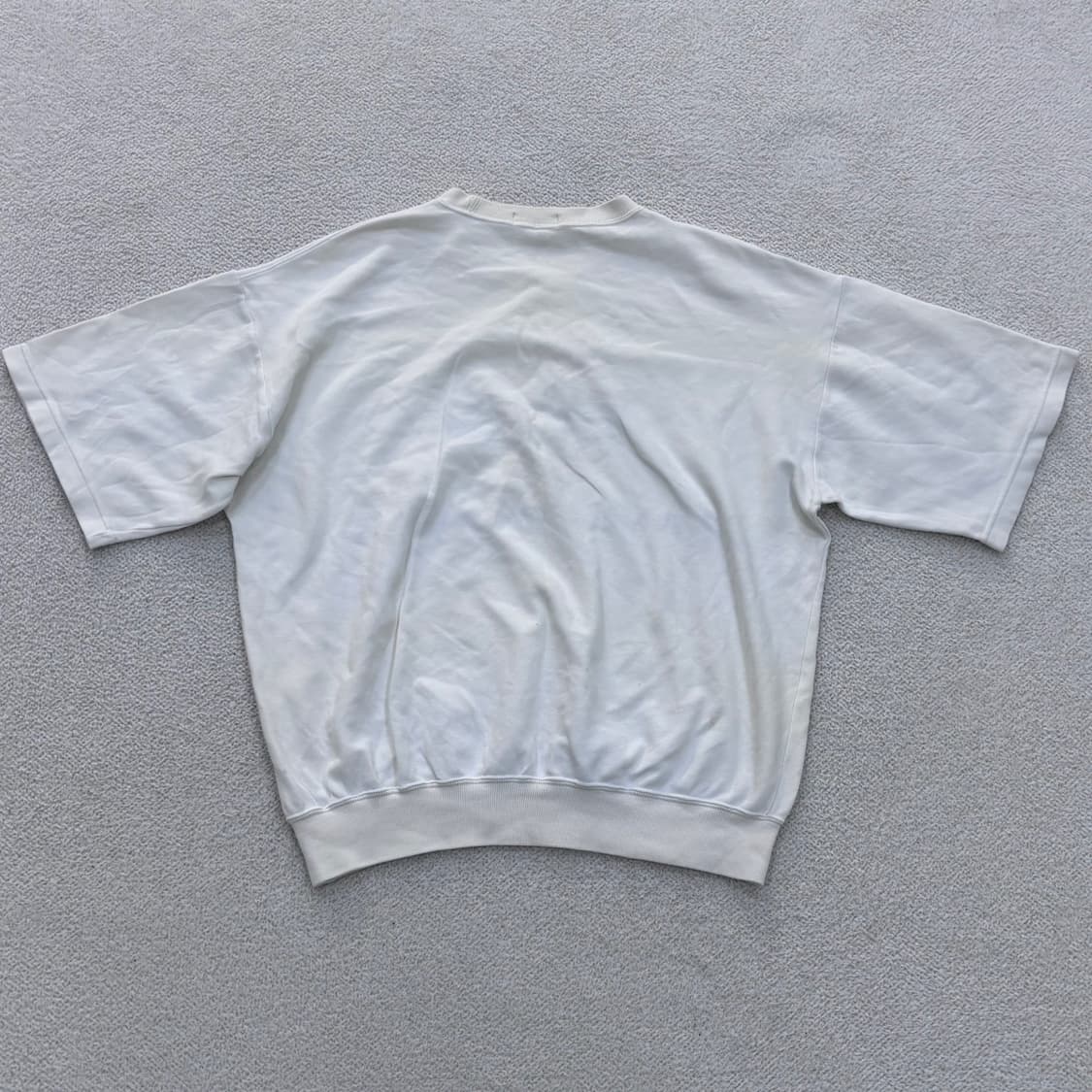 110 휠라 키즈 빈티지 화이트 반팔 0413E 상품이미지2