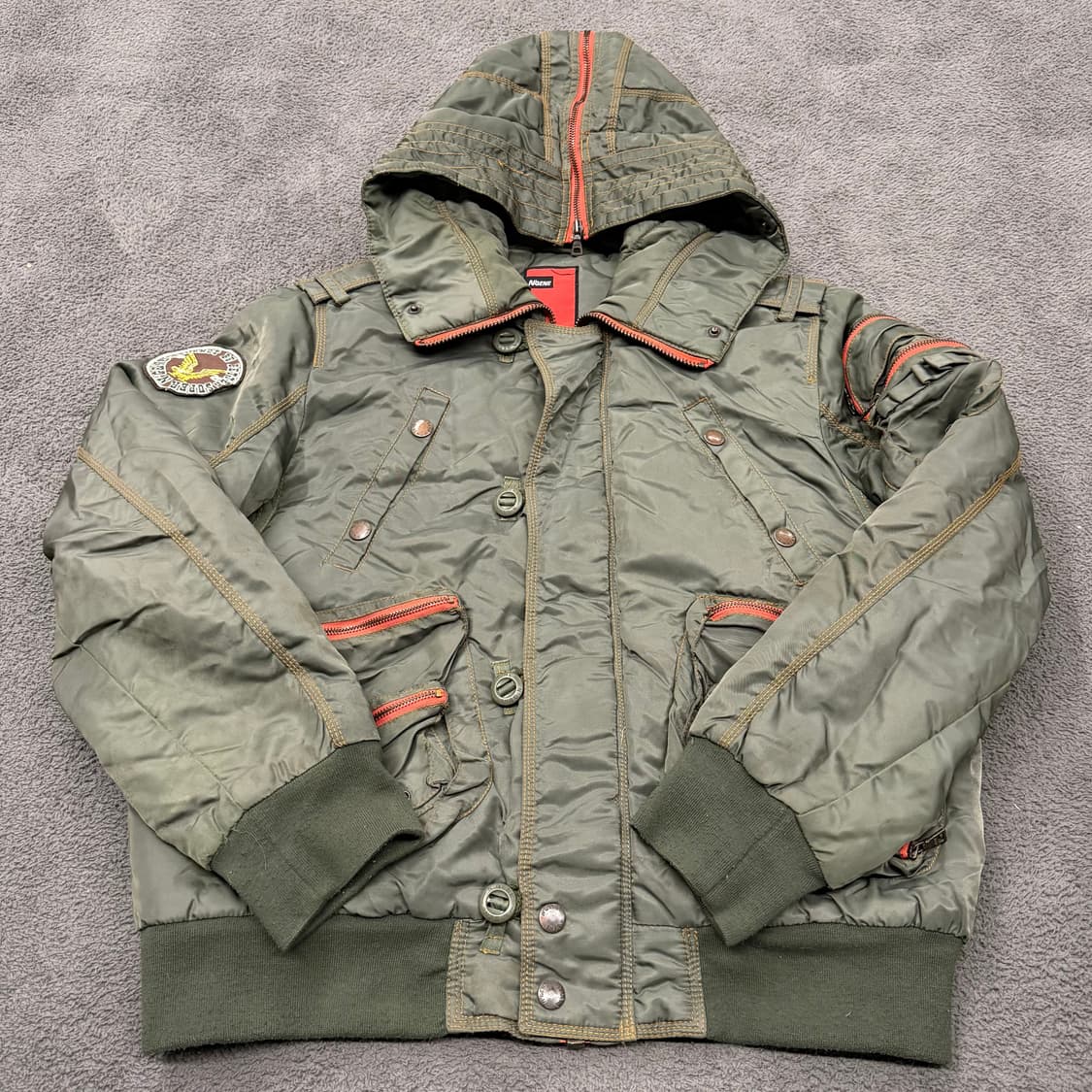 [정품/105] N'GENE 멀티 포켓 N-2B 플라 이트 자켓 c1 상품이미지2