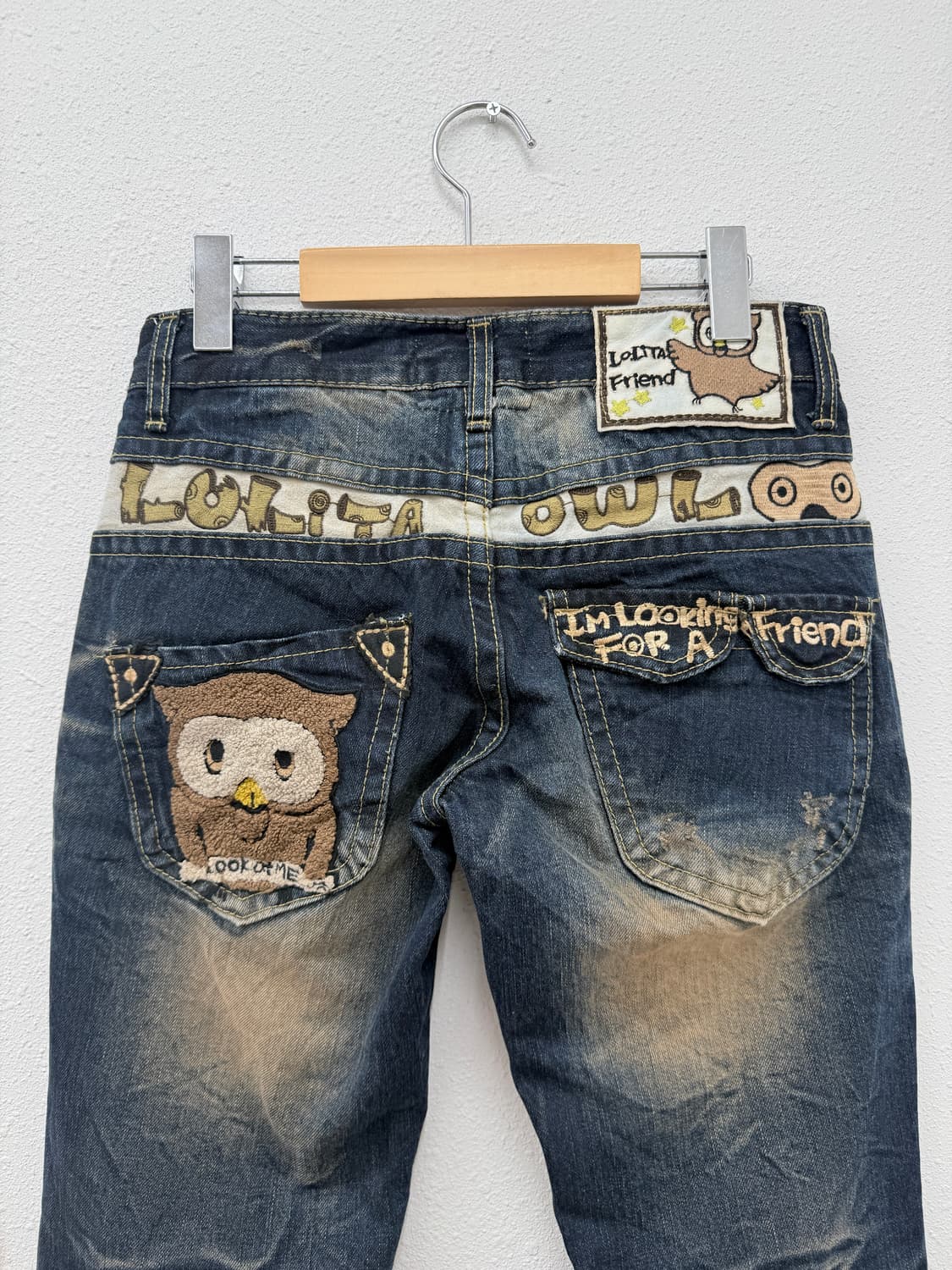 빈티지 Lolita jeans 워싱 데님 팬츠 상품이미지4
