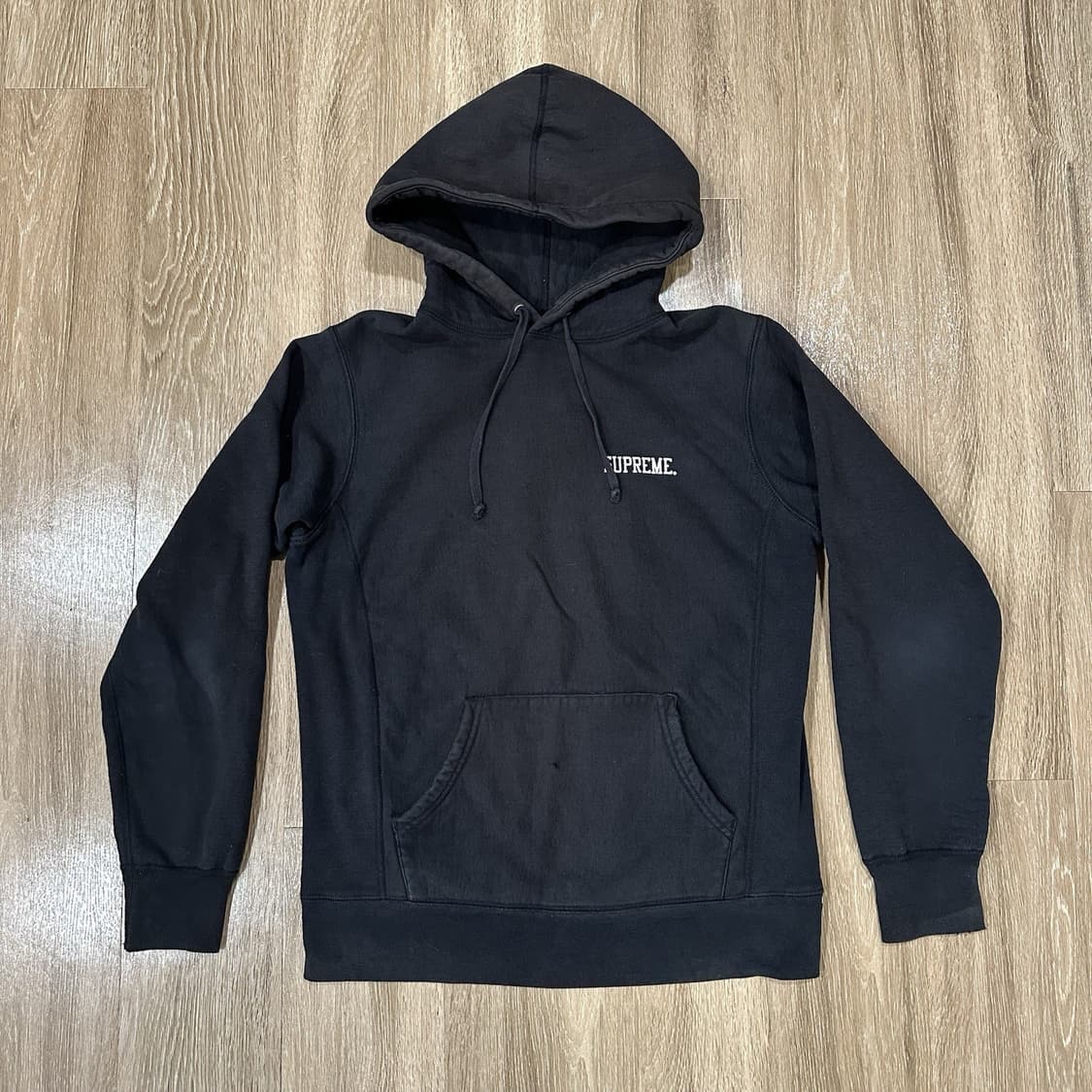 14FW 슈프림 X 러프 라이더스 풀오버 후드티 블랙 상품이미지2