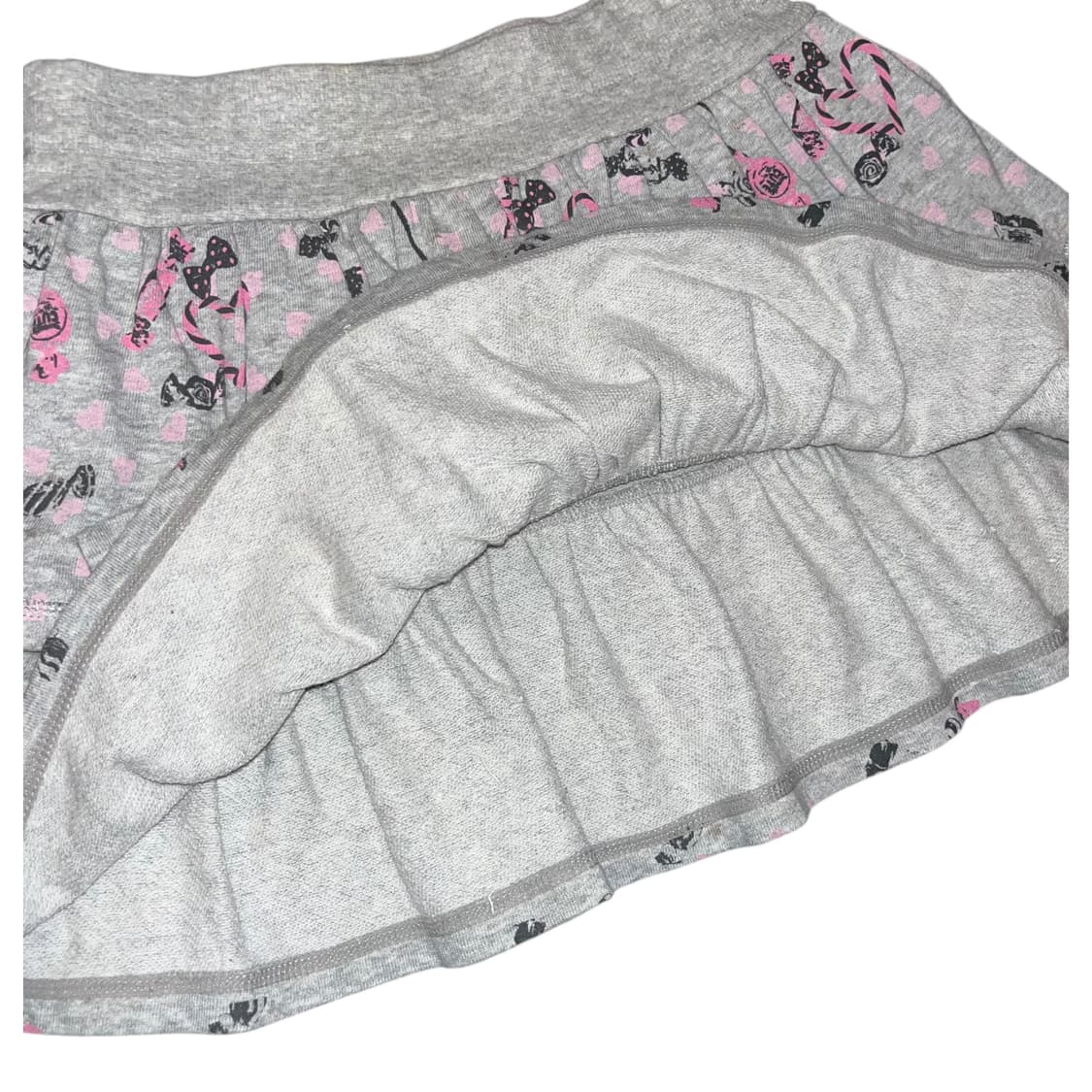 캔디 프린팅 리본 밴딩 캉캉 스커트 키치갸루y2k 상품이미지3