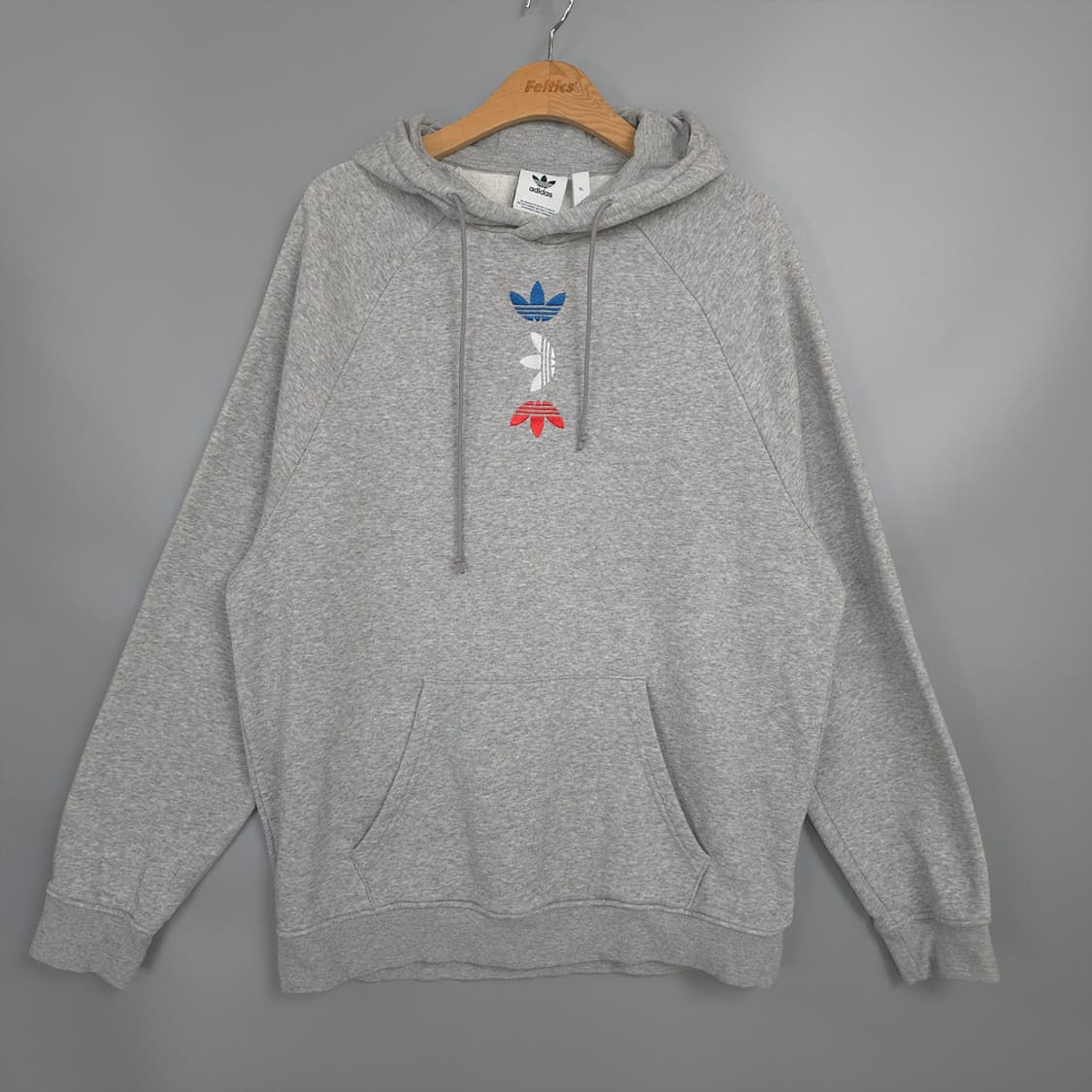 아디다스 Adidas 오리지널스 트레포일 로고 후드티 XL 상품이미지1