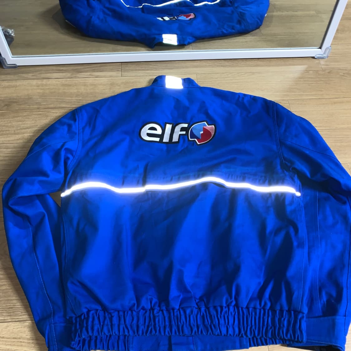 XL)Elf 블루 레이싱 자켓 상품이미지2