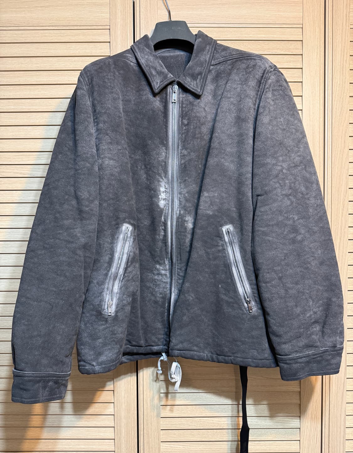 릭오웬스 다잉 워시드 패디드 자켓 XL 상품이미지1