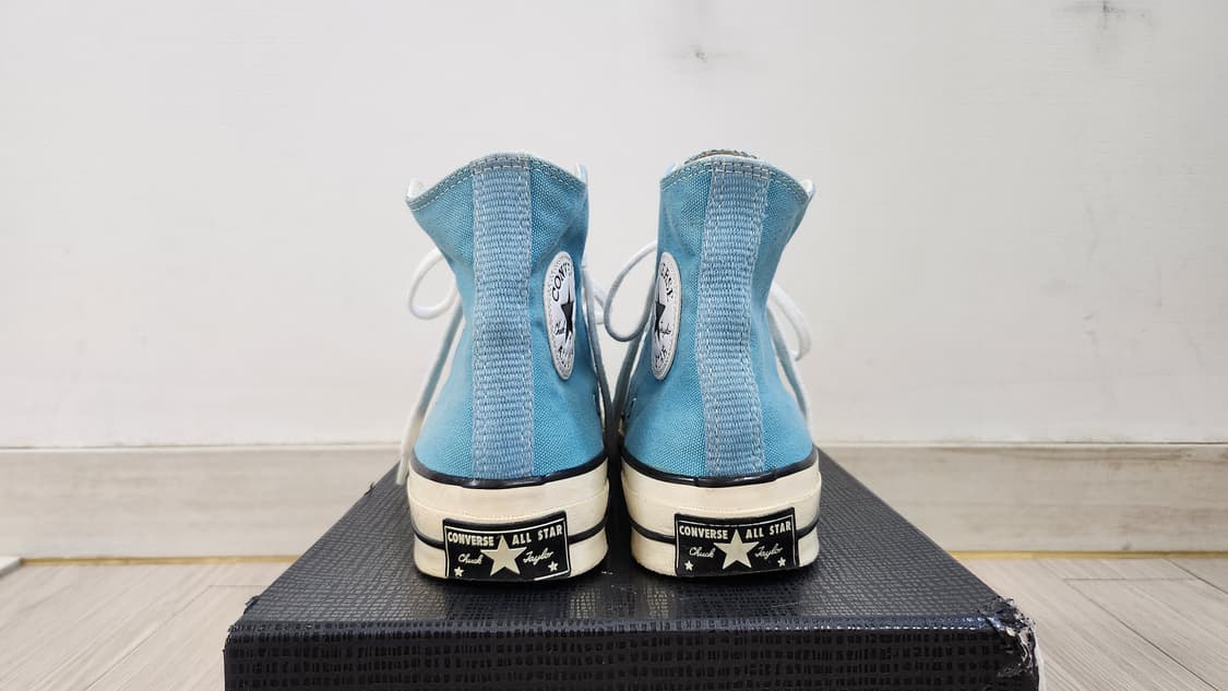 240 컨버스 척70 하이 하늘색 상품이미지4