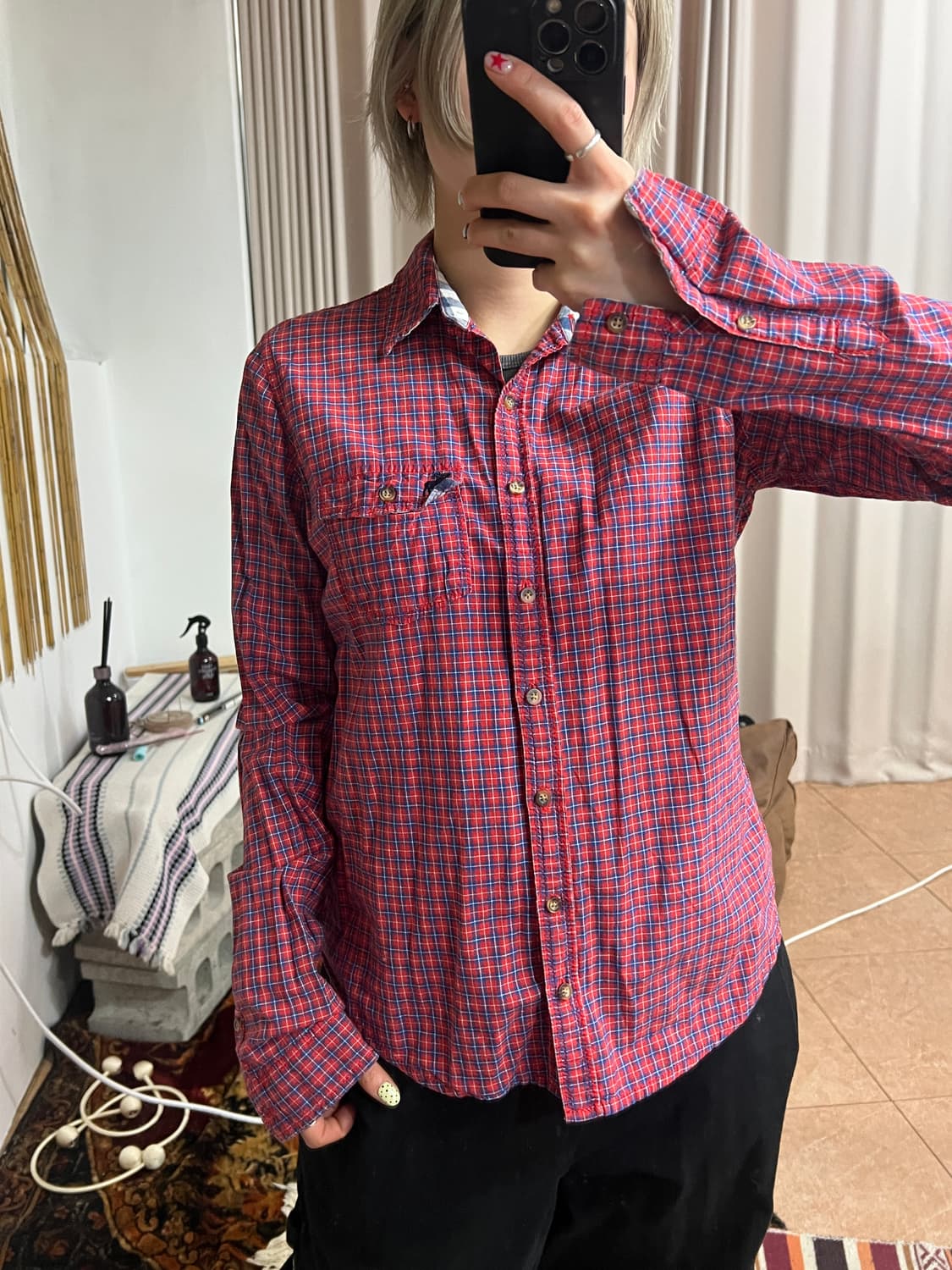 아베크롬비 여성 체크 셔츠 상품이미지2