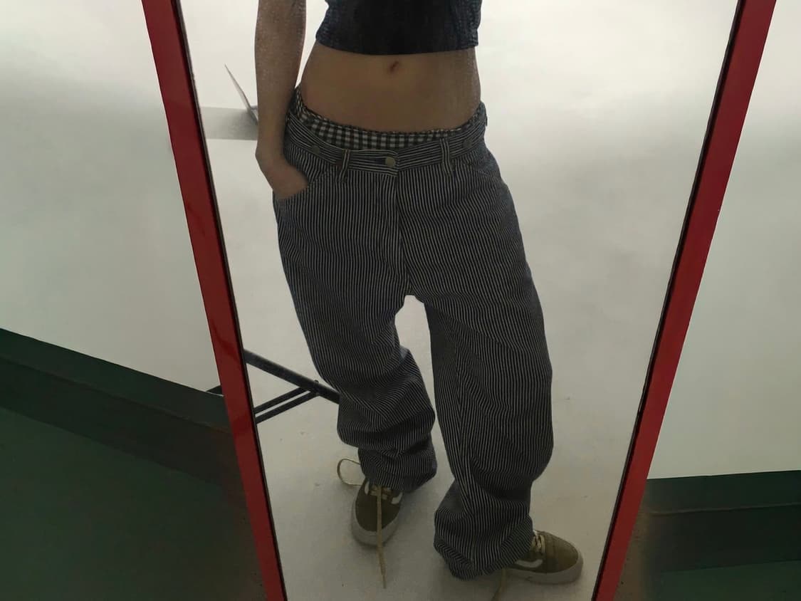 히스테릭 글래머 kinky 히코리 카펜더 데님 진 상품이미지7