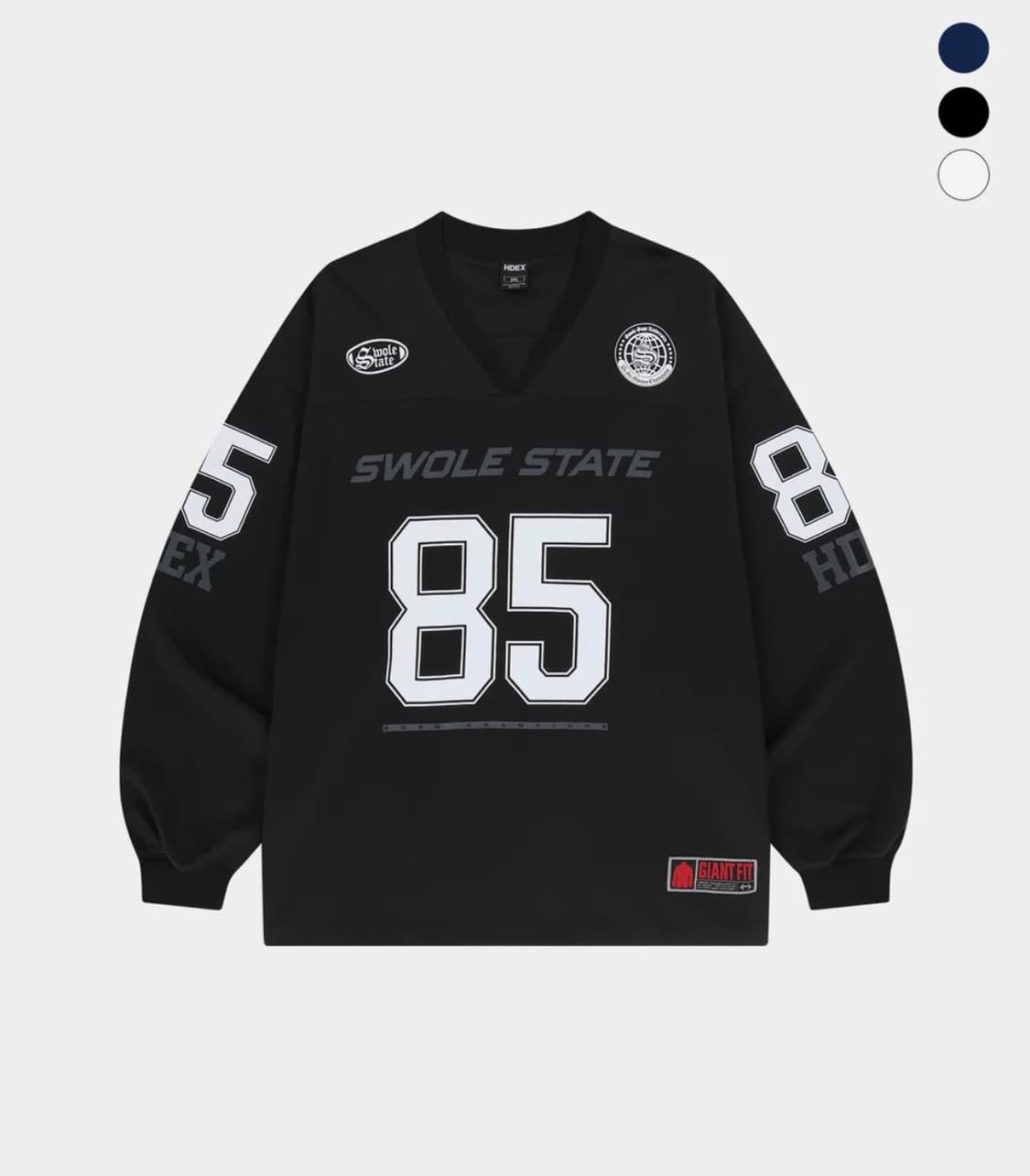 에이치덱스 자이언트핏 럭비 저지 롱 슬리브 상품이미지1