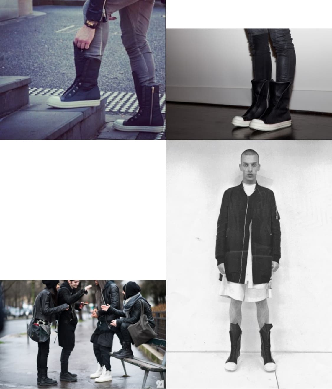 릭오웬스 15FW 롱라몬즈 부츠 블랙 LVBP 상품이미지9