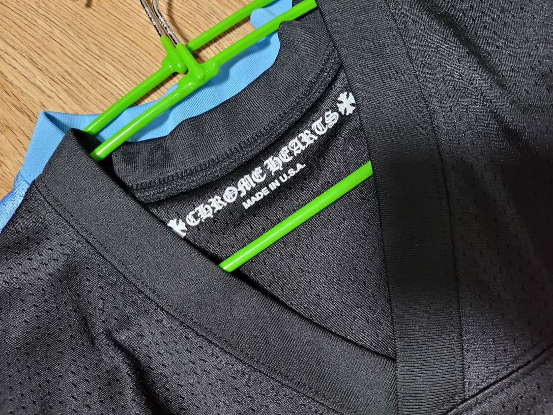 [L]크롬하츠 블랙 매쉬 져지 반팔 상품이미지2