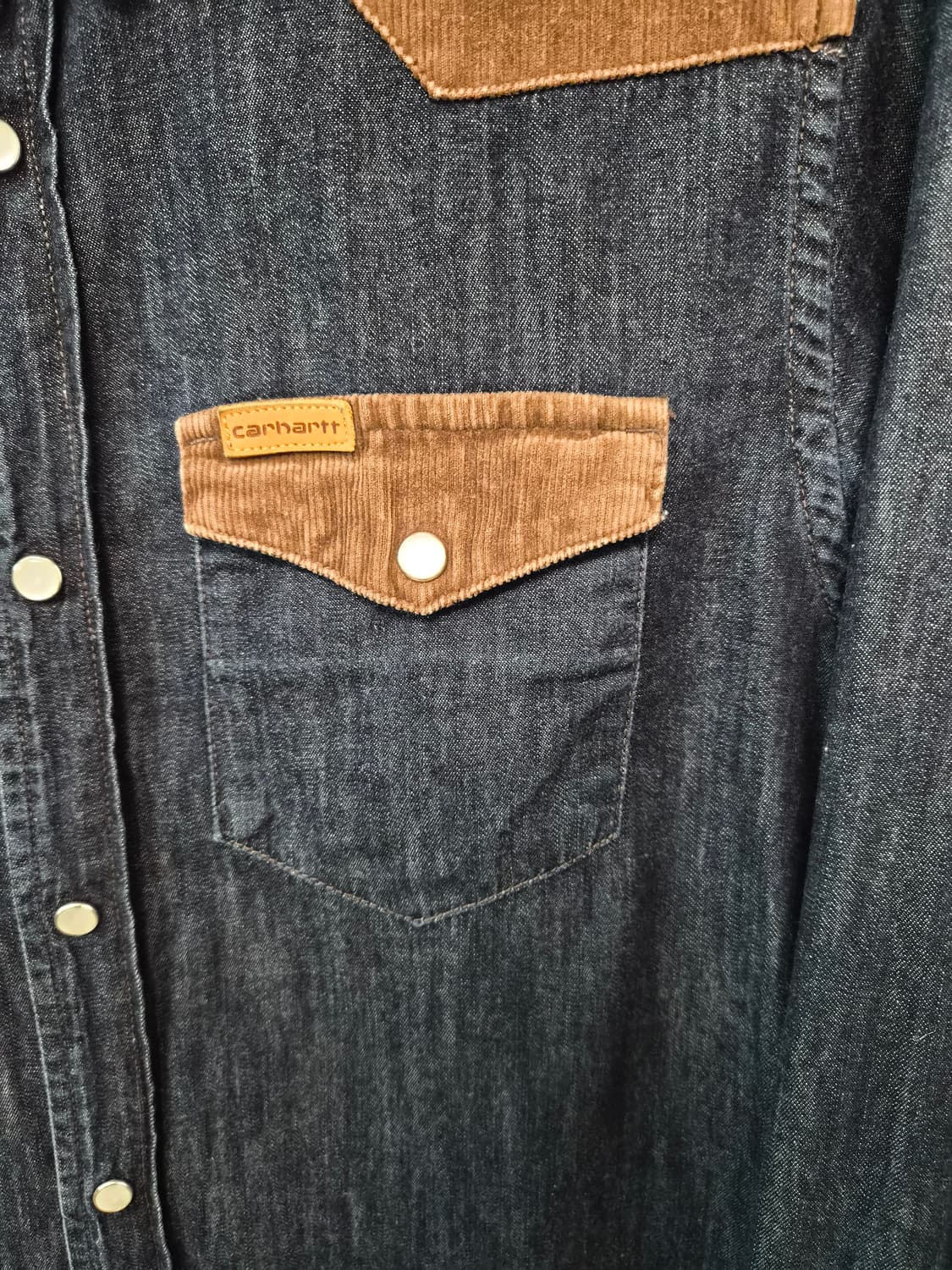 칼하트 데님 청 코듀로이 셔츠 남방 상품이미지4