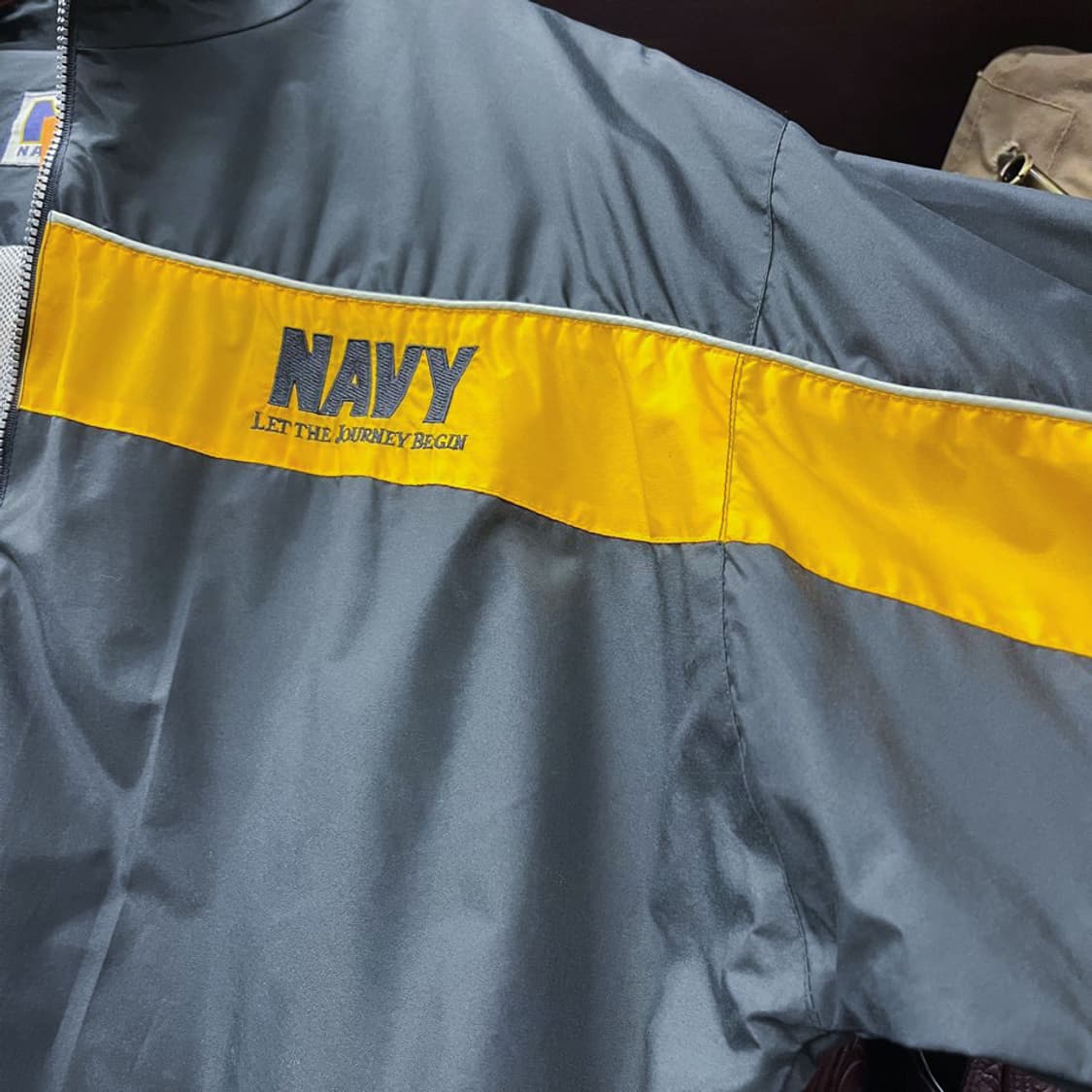 90s US NAVY 아카데미 윈드 브레이커 IPFU 상품이미지5