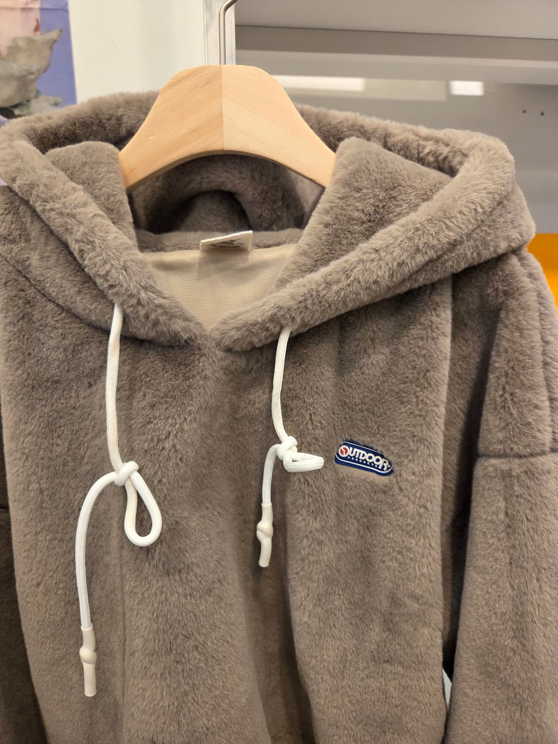 아웃도어 보아털 테디베어 후드 상품이미지2