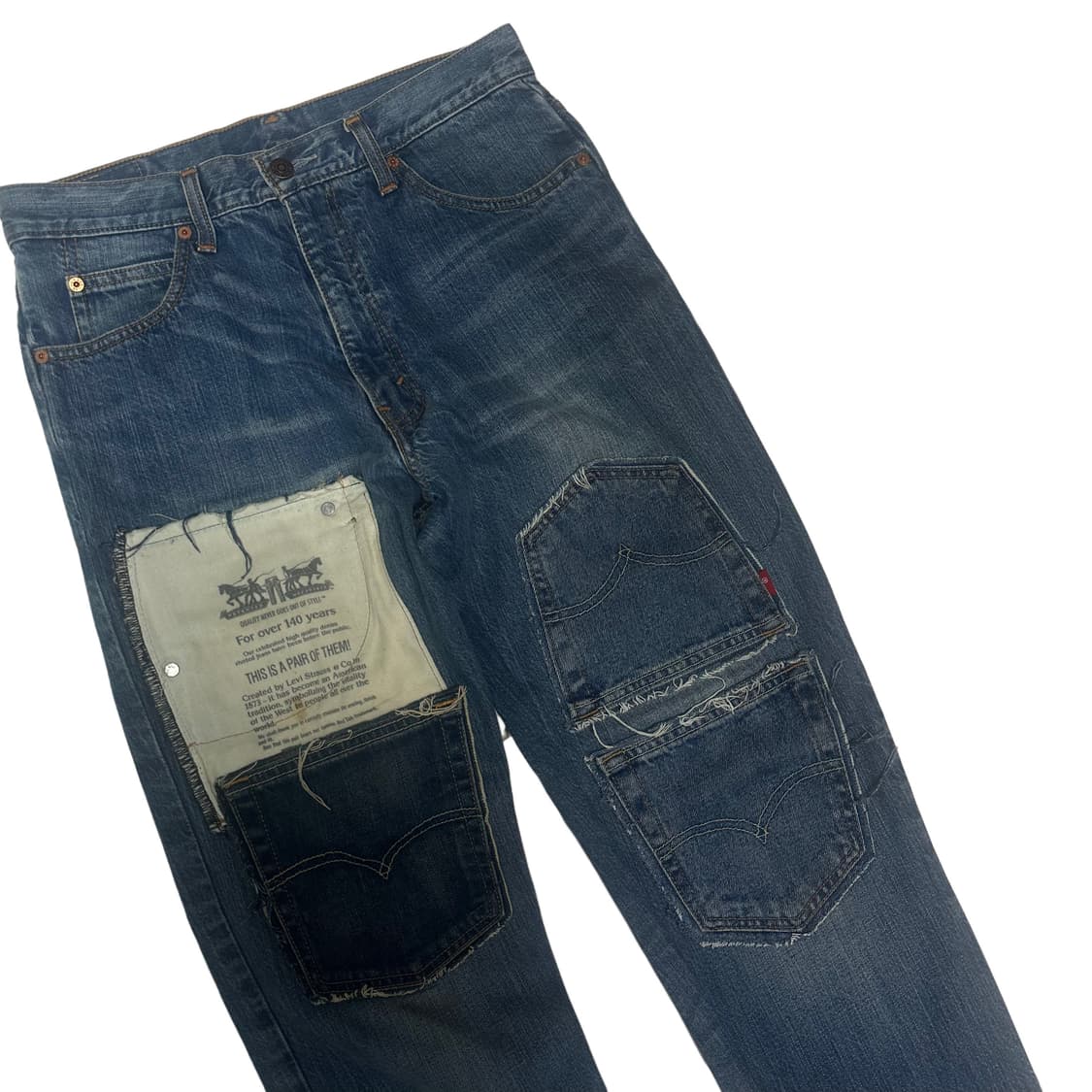 리바이스 OT222 리메이크 패치워크데님진 29 상품이미지2