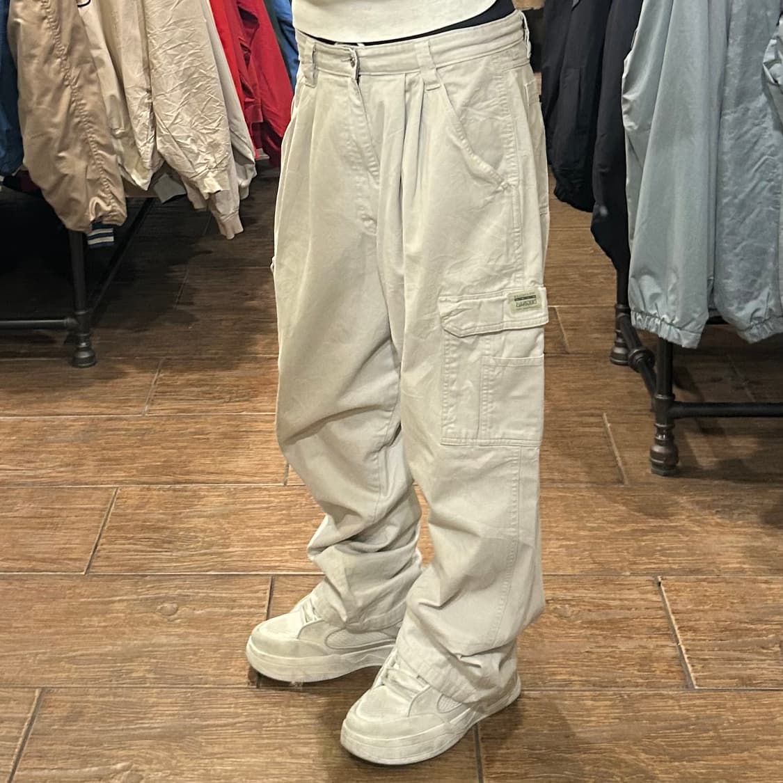 [HI] 빈티지 카고 팬츠 라이트 베이지 상품이미지4